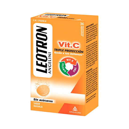 Imagen de Leotrón vitamina C 36 comprimidos efervescentes