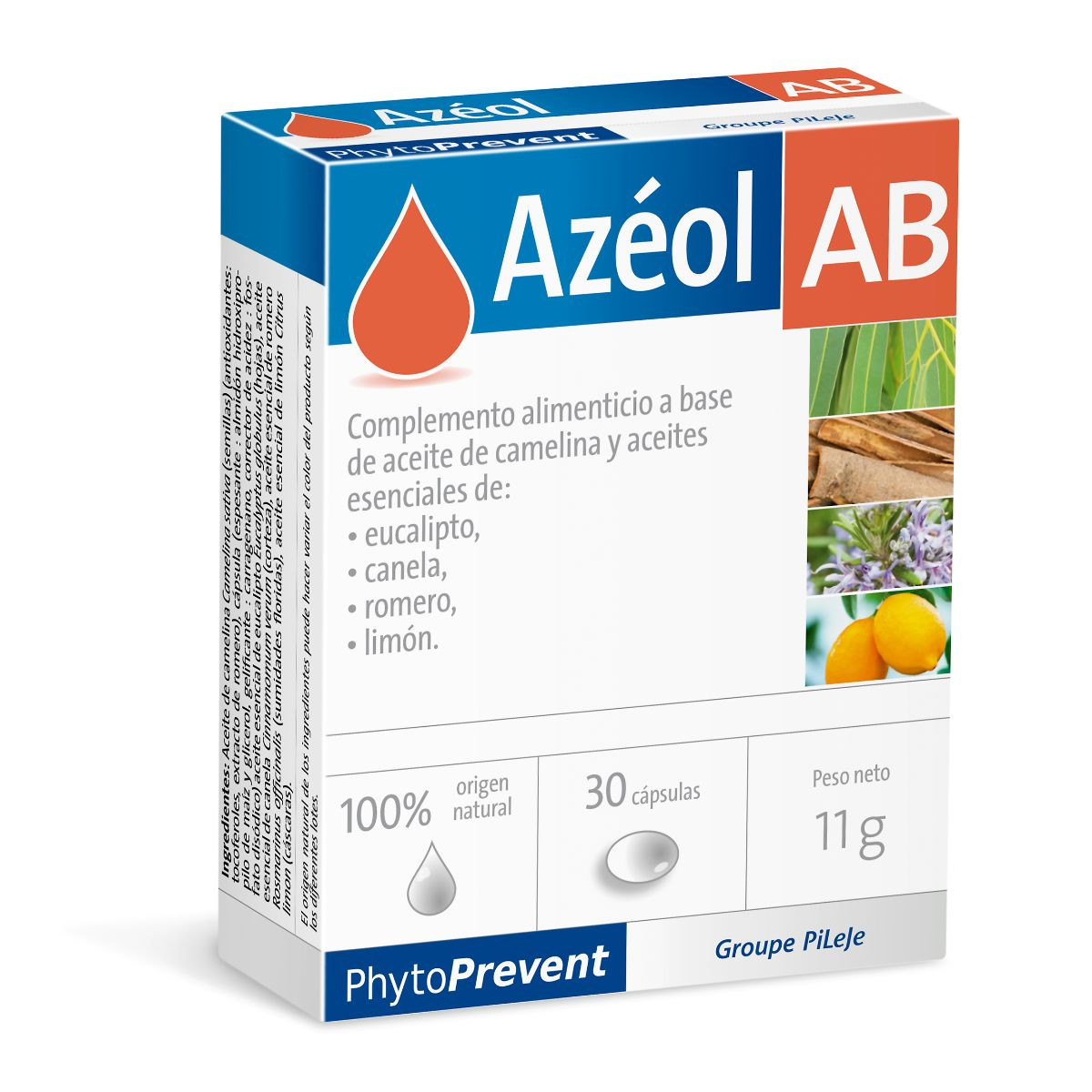 Imagen de Pileje Azeol ab 30 cápsulas
