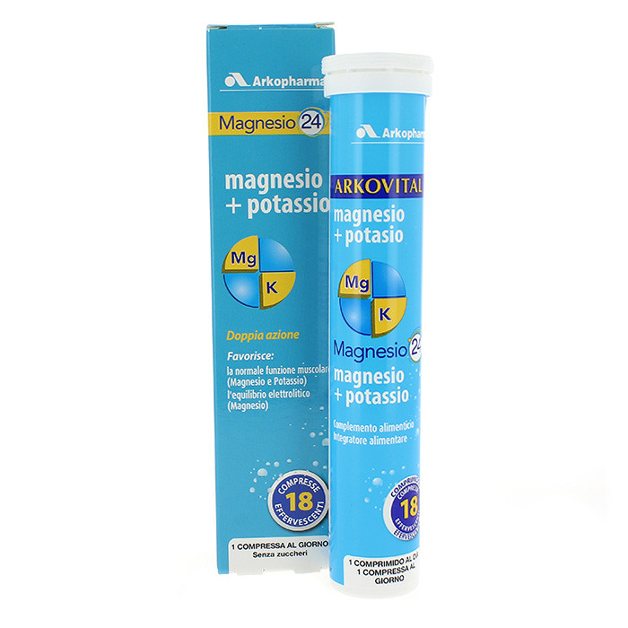 Imagen de Arkovital magnesio potasio 18 comp eferv