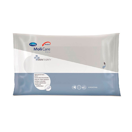 Imagen de Molicare Skin manoplas impregnadas 8u