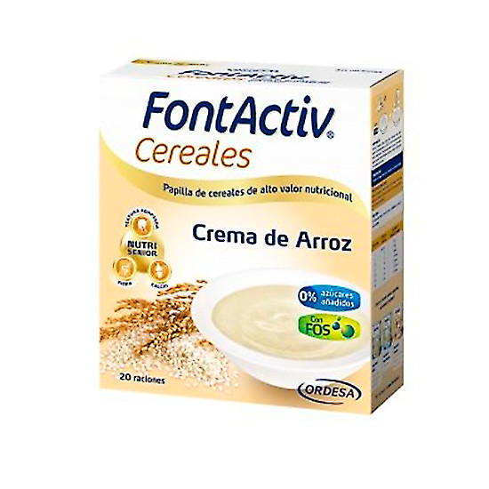 Imagen de FONTACTIV CEREALES CREMA DE ARROZ 600 GR