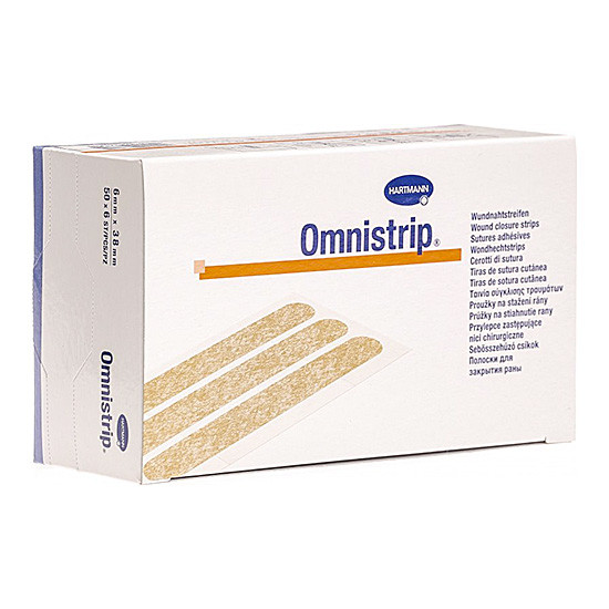 Imagen de Hartmann Omnistrip tira sutura cutánea 6x38mm 12u