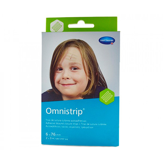 Imagen de Hartmann Omnistrip tira sutura cutánea 6x76mm 6u
