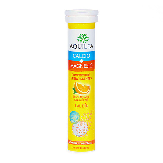 Imagen de Aquilea Calcio y magnesio 14 comprimidos efervescentes