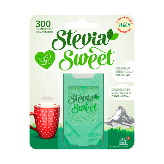Imagen de HERMESETAS STEVIA SWEET 300 COMPRIMIDOS
