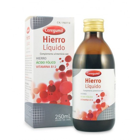 Imagen de CEREGUMIL HIERRO LIQUIDO 250 ML