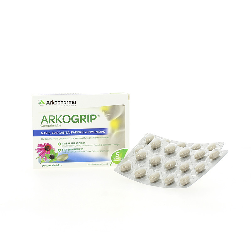 Imagen de Arkogrip 30 comprimidos