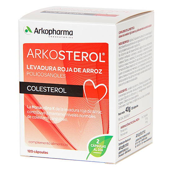 Imagen de ARKOSTEROL LEVADURA ROJA 120 CAPSULAS
