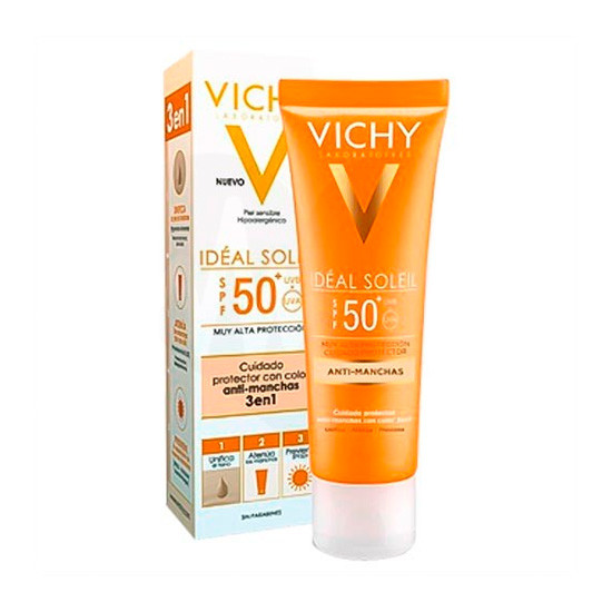 Imagen de Vichy ideal soleil 50+ 3en1 manchas 50ml
