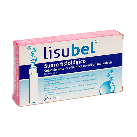 Imagen de Lisubel suero fisiologico 20 monod x 5ml