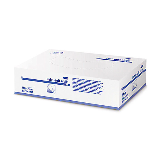 Imagen de Guantes peha-soft nitrilo fino t/s 10u