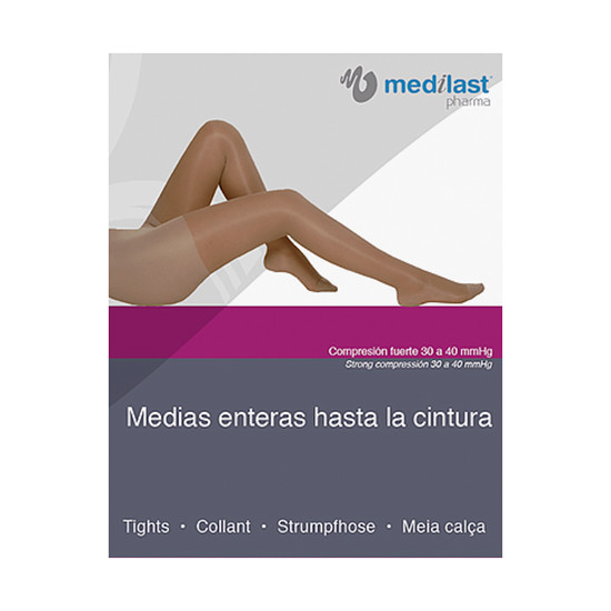 Imagen de Panty medilast comp fte color negro t/4