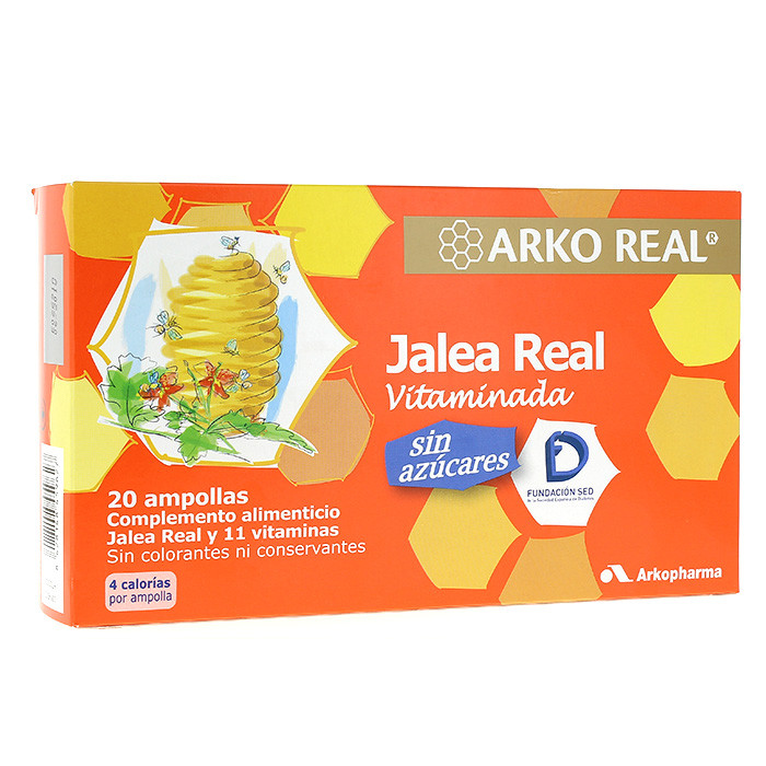 Imagen de ARKOREAL JALEA+VIT S/AZUCAR 15 ML 20 AMP