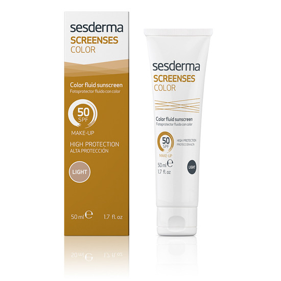 Imagen de Sesderma screenses color fluido spf 50 light 50ml