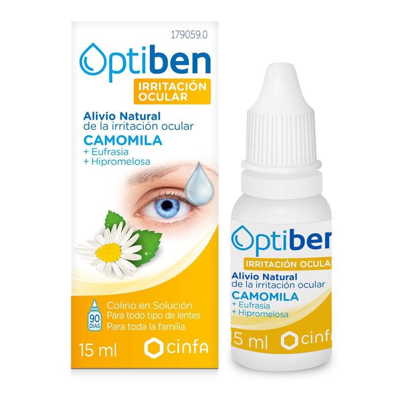 Imagen de Optiben ojos irritados frasco 15ml