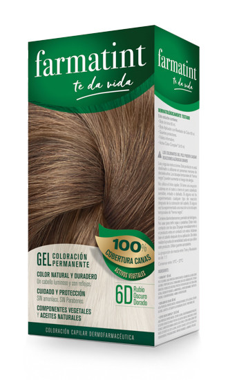 Imagen de Farmatint 6d rubio oscuro dorado 130ml