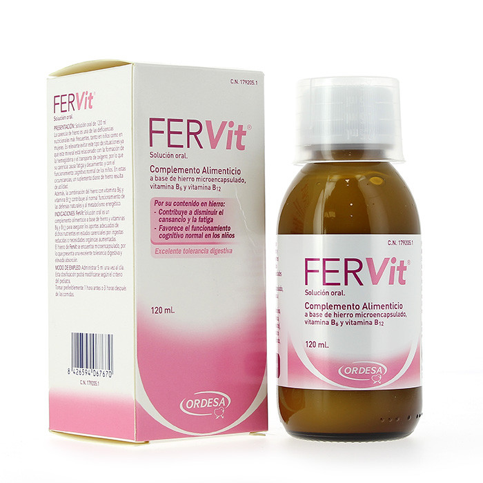 Imagen de Fervit kids solución oral 120ml