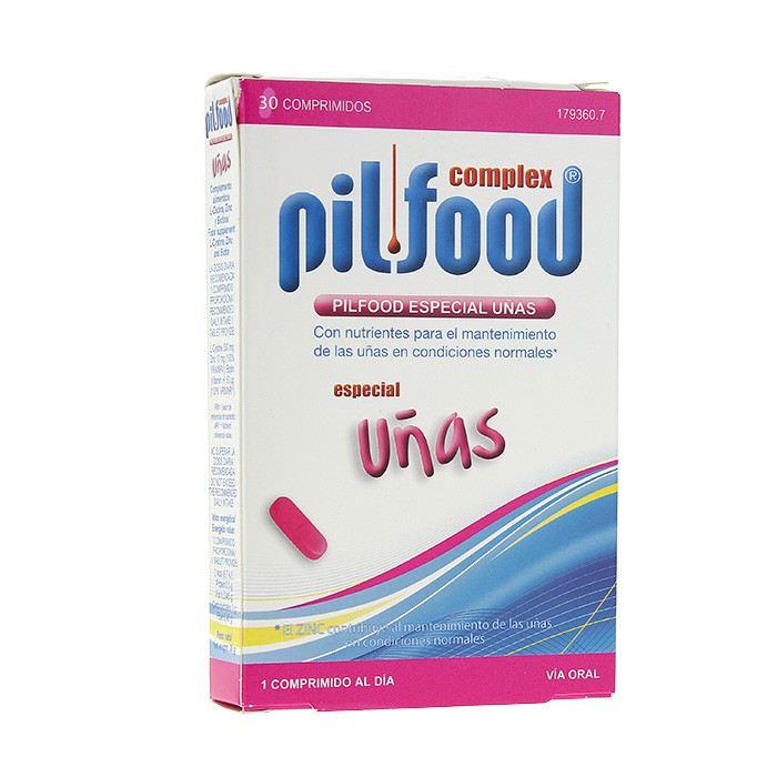 Imagen de PILFOOD COMPLEX ESPECIAL UÑAS 30 COMP
