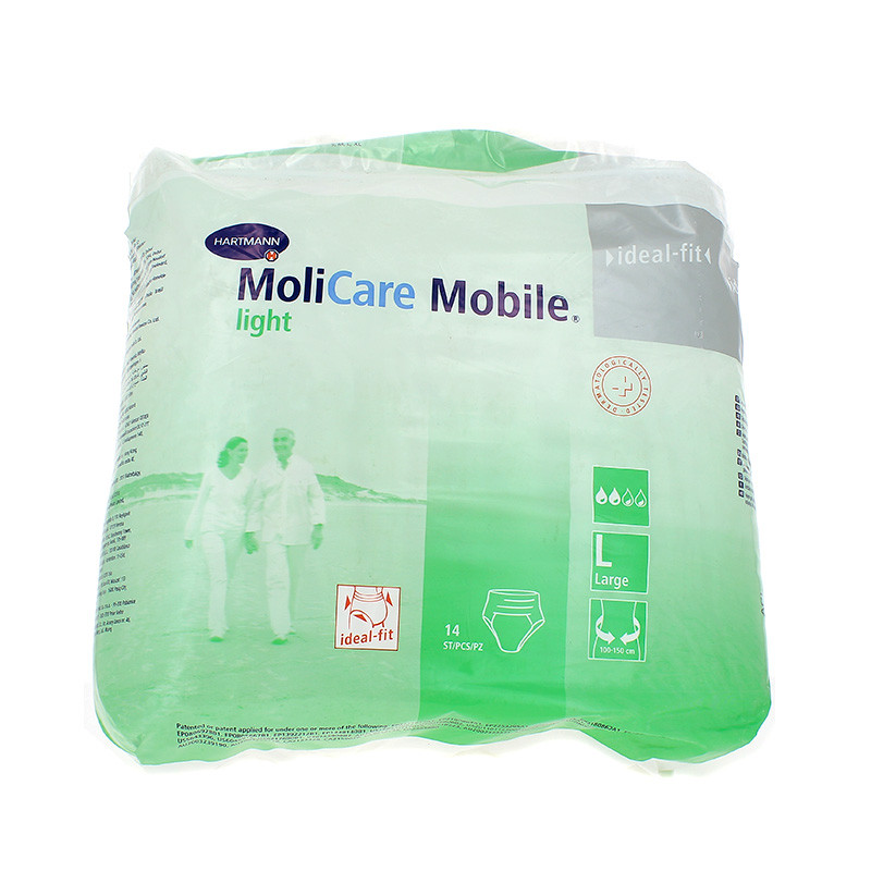 Imagen de Molicare Premium Mobile 5 gotas Talla L 14u