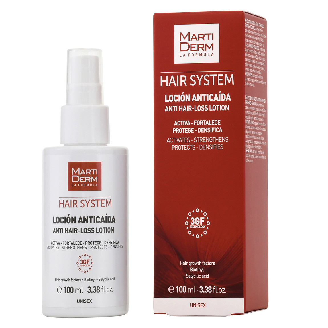 Imagen de MartiDerm Hair System Loción Anticaída 100 ml