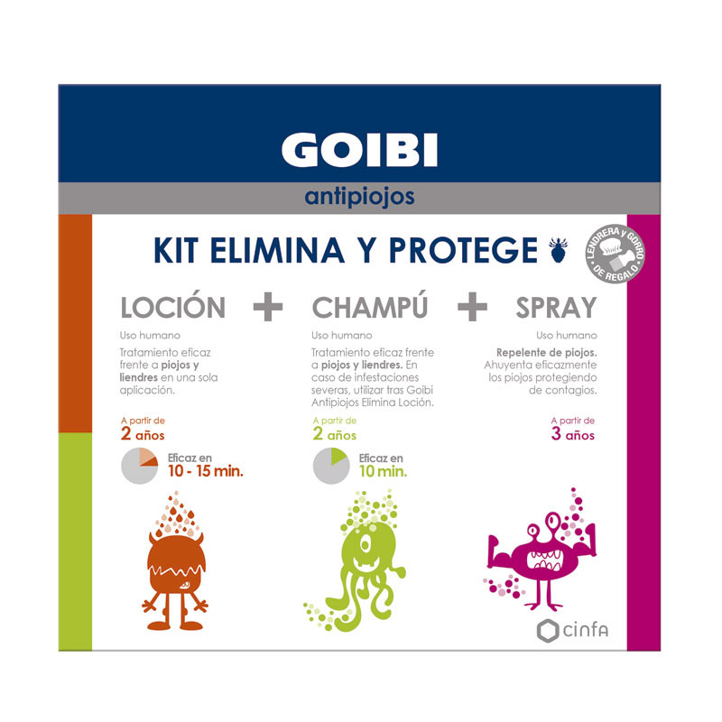 Imagen de GOIBI ANTIPIOJOS KIT ELIMINA Y PROTEGE
