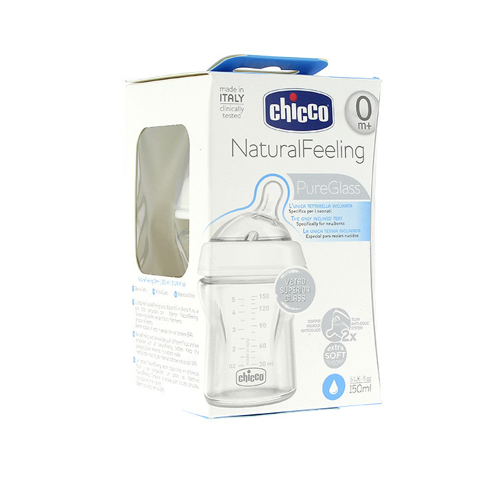 Imagen de Chicco Biberon natural Feeling vidr. 150M