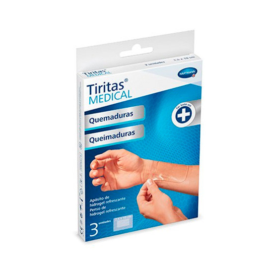Imagen de Hartmann tiritas medical quemaduras 7,5x10cm 3u