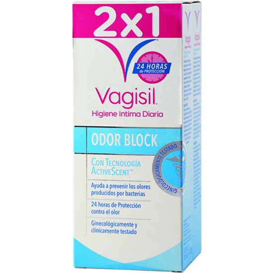 Imagen de Vagisil higiene íntima diaria odor block pack 2x250ml