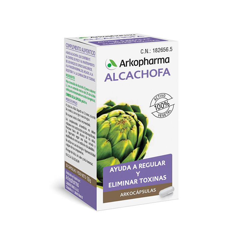 Imagen de ARKOCAPSULAS ALCACHOFA 4 CAPSULAS