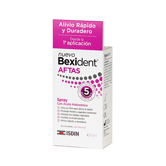 Imagen de BEXIDENT AFTAS SPRAY BUCAL 15 ML