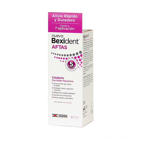 Imagen de BEXIDENT AFTAS COLUTORIO 120 ML