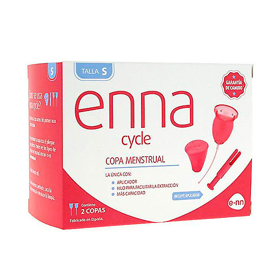 Imagen de ENNA CYCLE COPA MENSTRUAL T/S + APLIC 2U