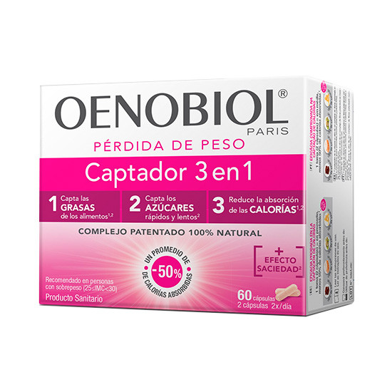Imagen de Oenobiol captador 3 en 1 60 cápsulas