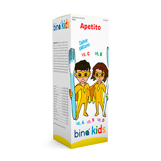 Imagen de BINA KIDS APETITO JARABE 150 ML