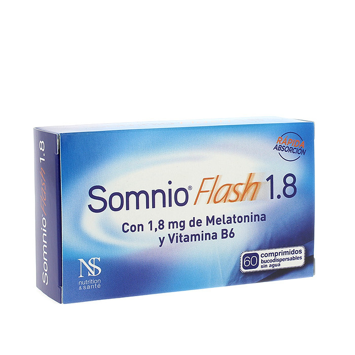 Imagen de SOMNIO FLASH 1,8 MG 60 COMPRIMIDOS