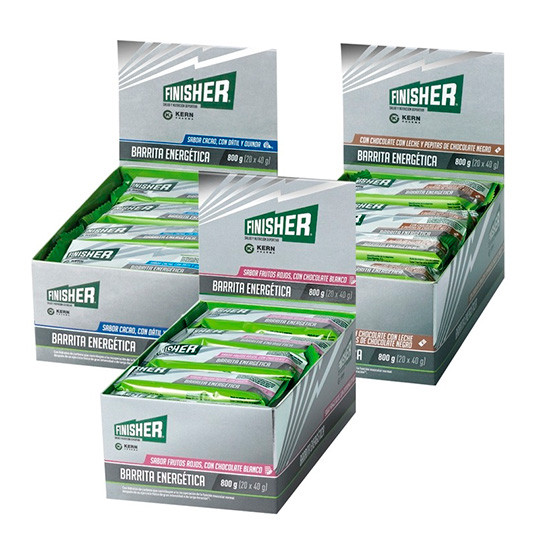 Imagen de Finisher chocolate y avellanas l-carnitina 20 barritas