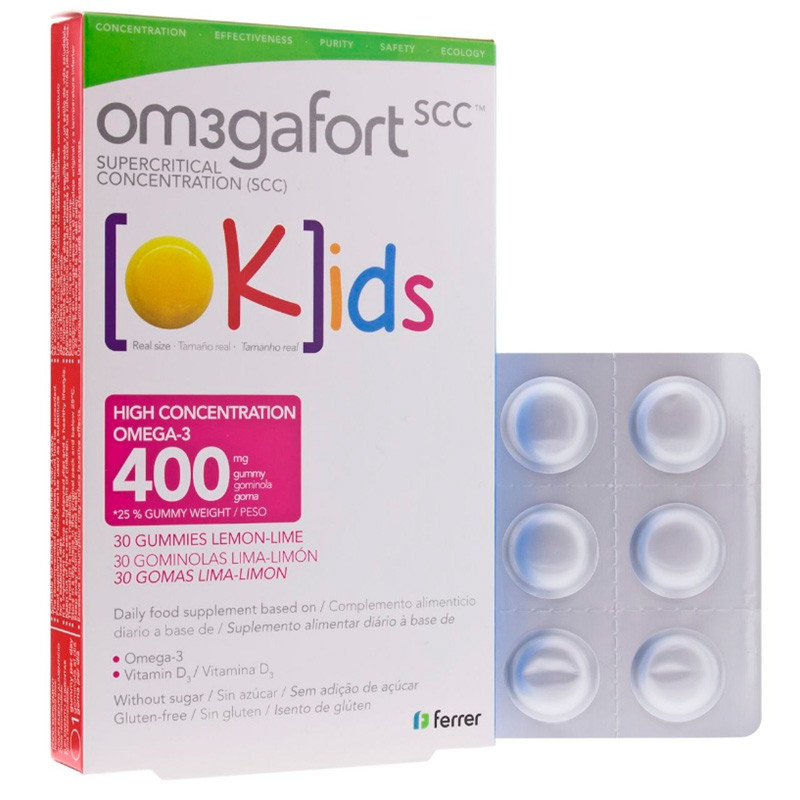 Imagen de Omega forte masticable kids 30 cápsulas masticables