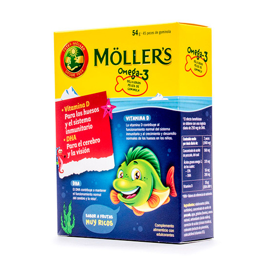 Imagen de Moller`s Omega 3 45 peces de gominola