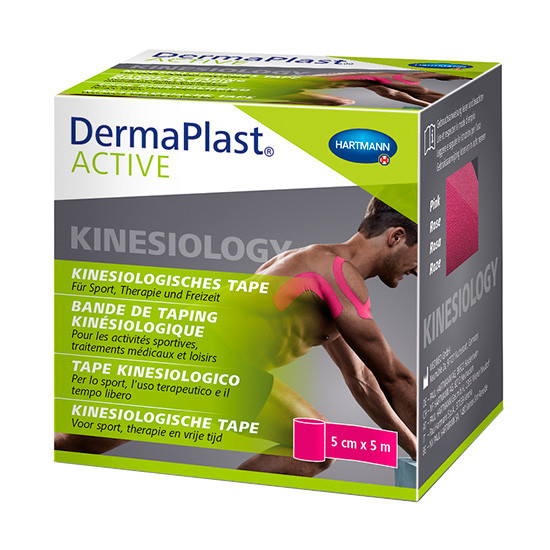 Imagen de Dermaplast active kinesiolog rosa 5cmx5m
