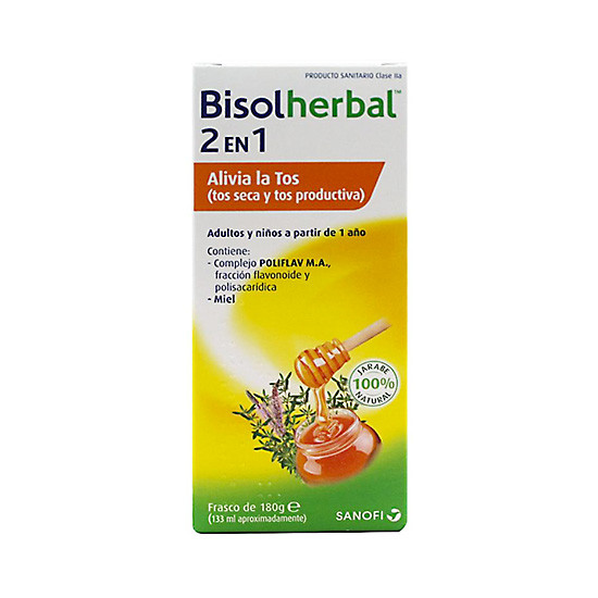 Imagen de Bisolherbal 2 en 1 jarabe 180g