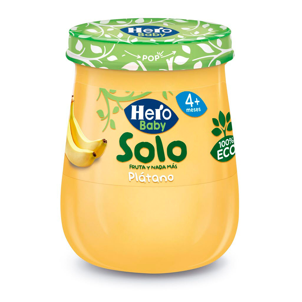 Imagen de Hero Baby Solo ecológico plátano 120g