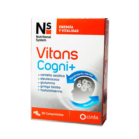 Imagen de N+S Vitans Cogni+ 30 comprimidos