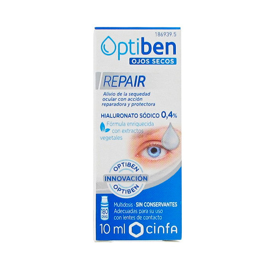 Imagen de Optiben ojos secos repair 10ml