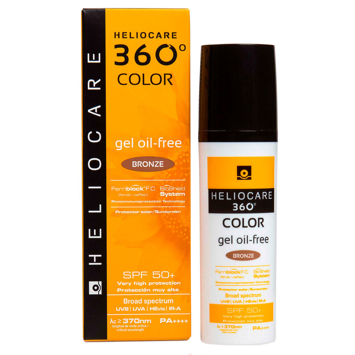 Imagen de Heliocare 360º color gel oil free bronze