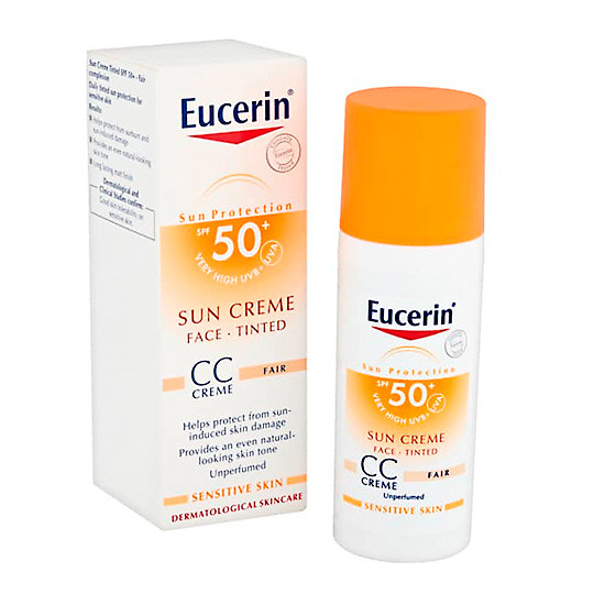 Imagen de Eucerin Crema facial color SPF 50+ 50ml