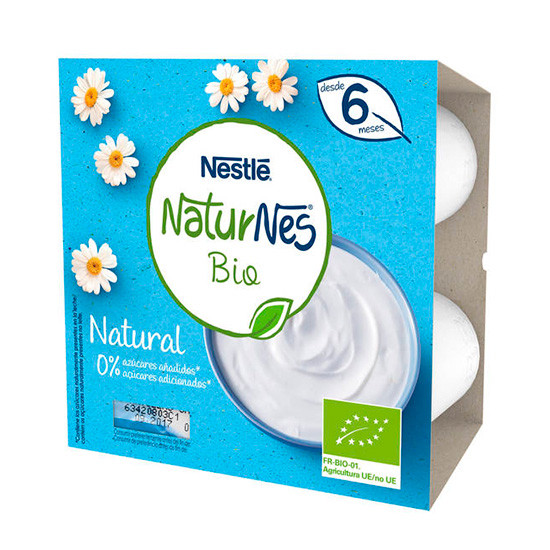 Imagen de Nestlé Natunes bio natural 4x90g