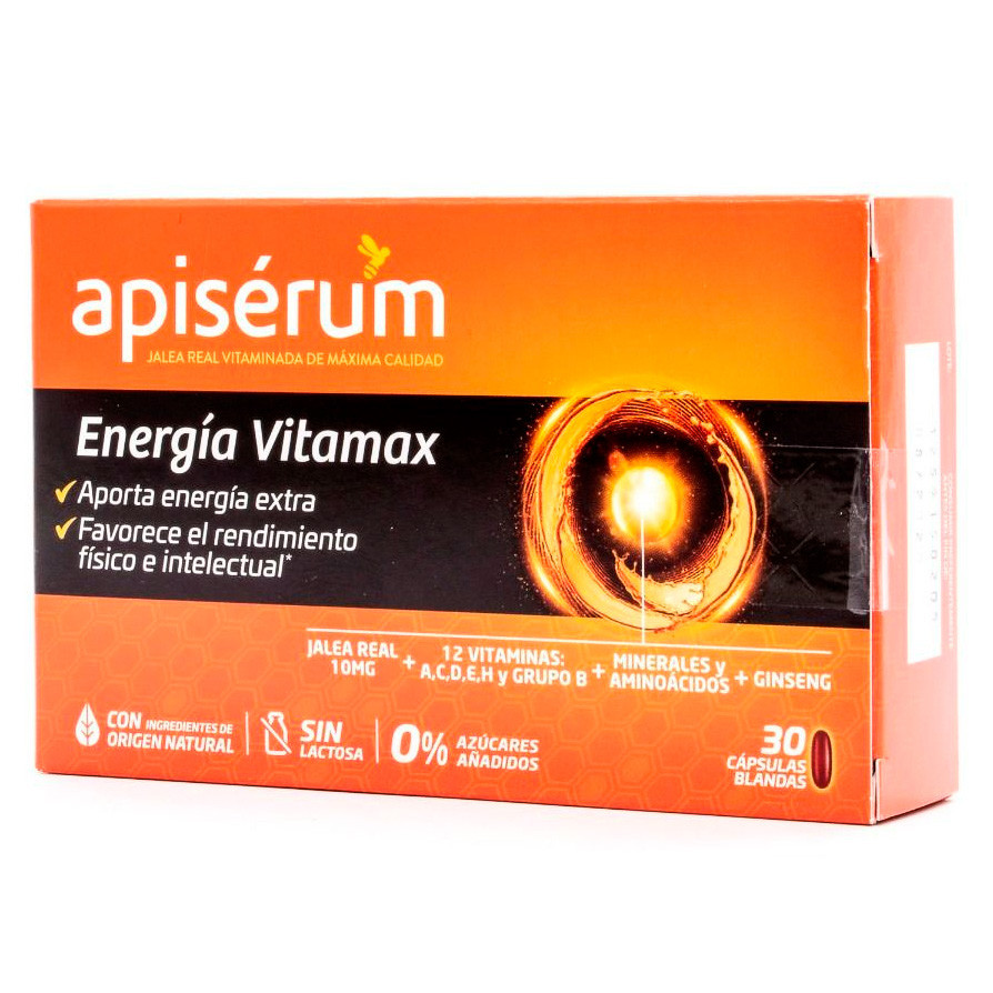 Imagen de Apiserum energia vitamax 30 cápsulas