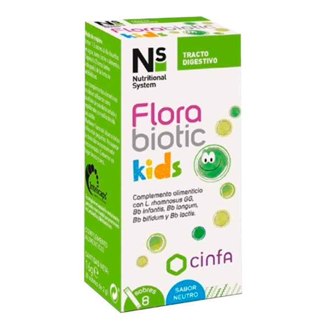 Imagen de N+s florabiotic kids 8 sobres