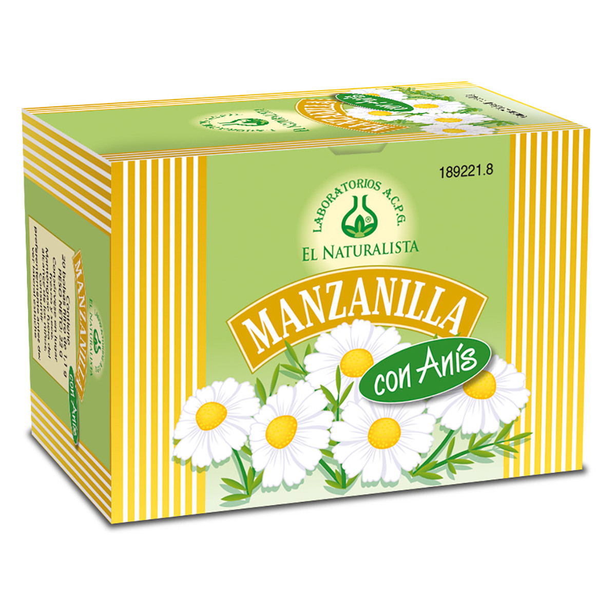 Imagen de El Naturalista infusión manzanilla con anis 20 sobres