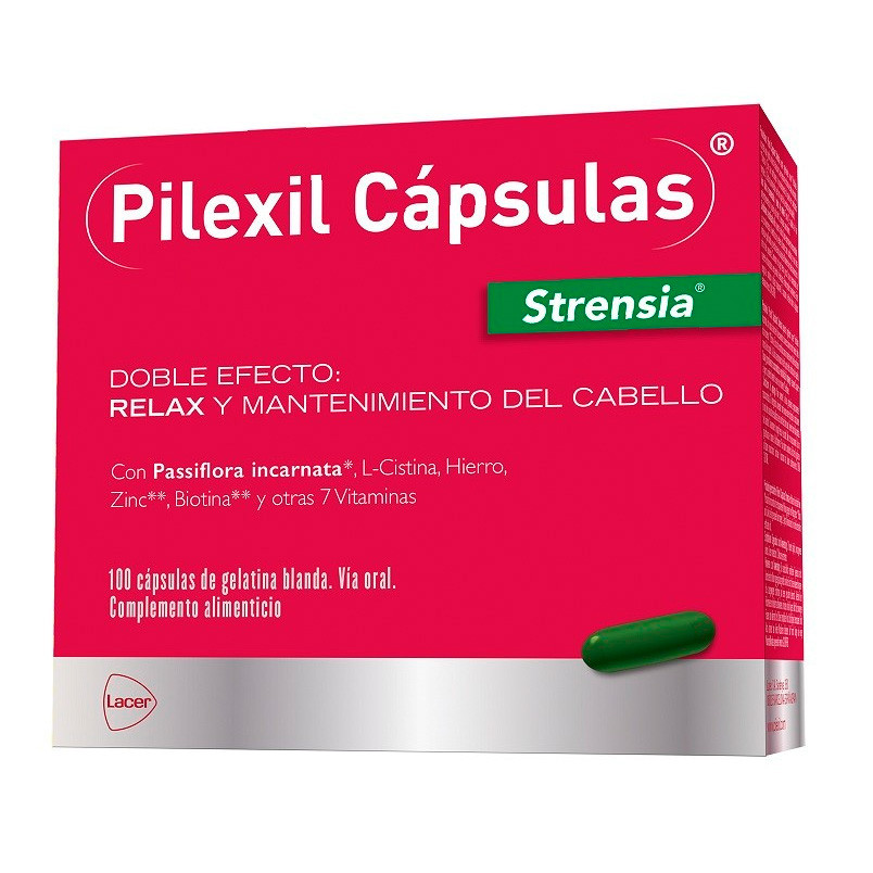 Imagen de Pilexil anticaida strensia 100 capsulas